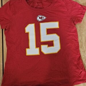 NFL Kids Red and Yellow Number 15 Tee